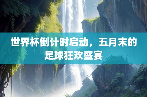 世界杯倒计时启动，五月末的足球狂欢盛宴
