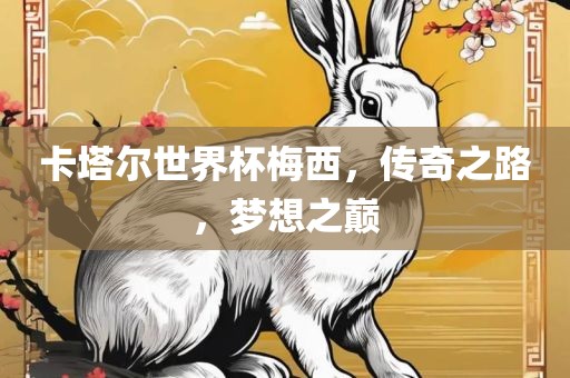 卡塔尔世界杯梅西，传奇之路，梦想之巅