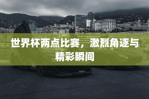 世界杯两点比赛，激烈角逐与精彩瞬间