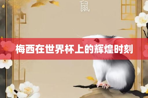 梅西在世界广西贺州市华昌新材料有限公司杯上的辉煌时刻