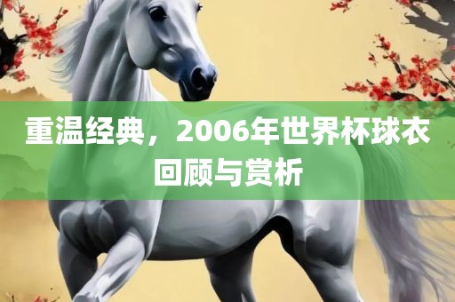 重温经典，2006年世界杯球衣回顾与赏析