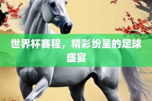 世界杯赛程，精彩纷呈的足球盛宴