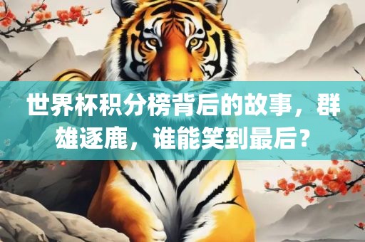 世界杯积分榜背后的故事，群雄逐鹿，谁能笑到最后？