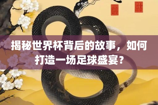 揭秘世界杯背后的故事，如何打造一场足球盛宴？