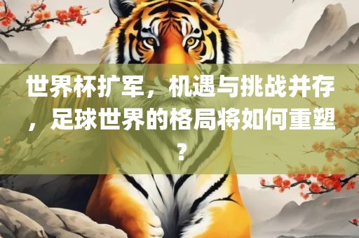世界杯扩军，机遇与挑战并存，足球世界的格局将如何重塑？