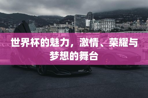 世界杯的魅力，激情、荣耀与梦想的舞台