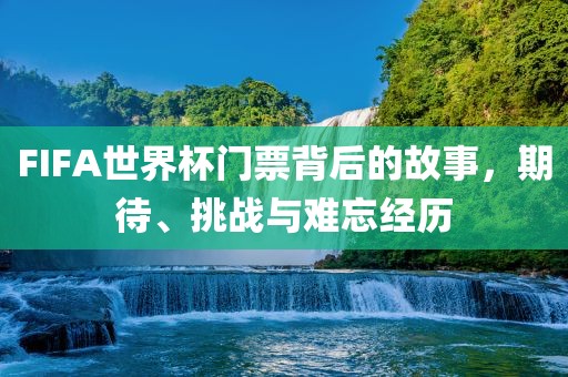 FIFA世界杯门票背后的故事，期待、挑战与难忘经历