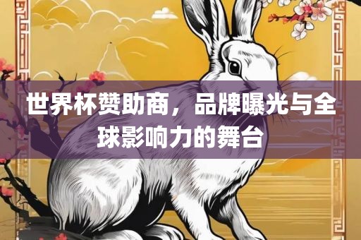 世界杯赞助商，品牌曝光与全球影响力的舞台