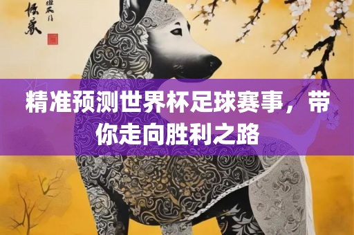 精准预测世界杯足球赛事，带你走向胜利之路