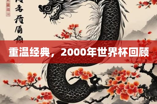 重温经典，2000年世界杯回顾