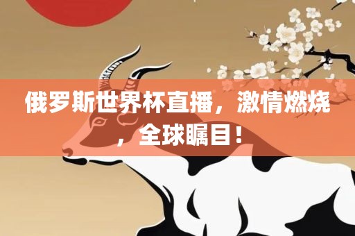 俄罗斯世界杯直播，激情燃烧，全球瞩目！