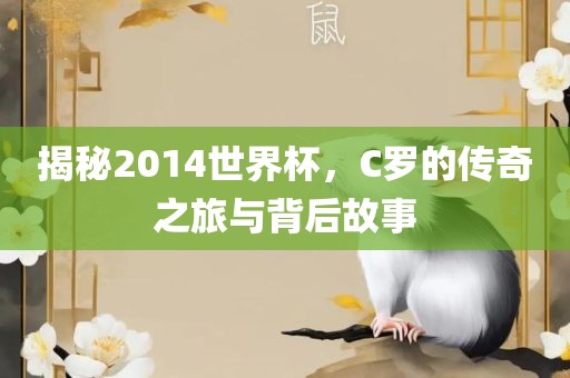 揭秘2014世界杯，C罗的传奇之旅与背后故事