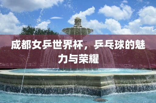 成都女乒世界杯，乒乓球的魅力与荣耀
