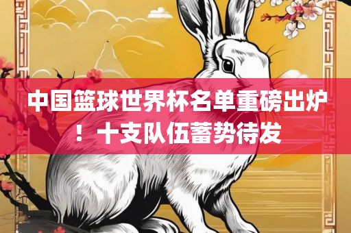 中国篮球世界杯名单重磅出炉！十支队伍蓄势待发