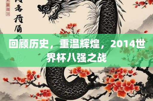回顾历史，重温辉煌，2014世界杯八强之战