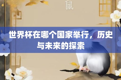 世界杯在哪个国家举行，历史与未来的探索