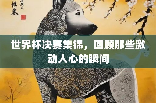 世界杯决赛集锦，回顾那些激动人心的瞬间