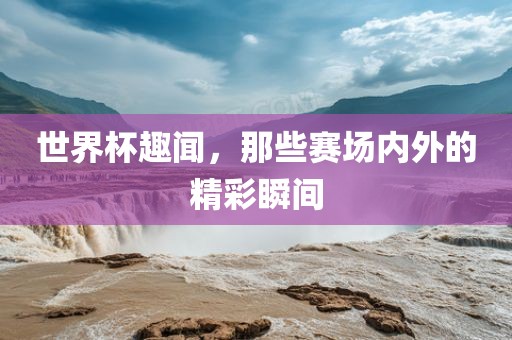 世界杯趣闻，那些赛场内外的精彩瞬间