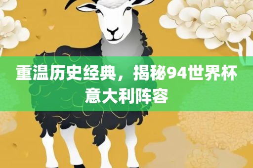 重温历史经典，揭秘94世界杯意大利阵容