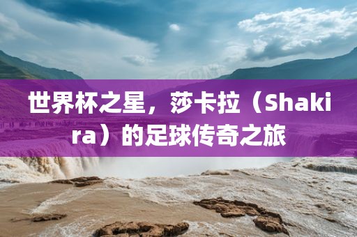 世界杯之星，莎卡拉（Shakira）的足球传奇之旅