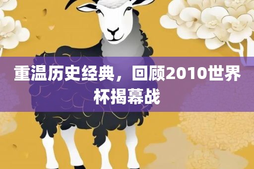 重温历史经典，回顾2010世界杯揭幕战