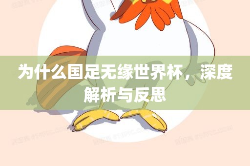 为什么国足无缘世界杯，深度解广西贺州市华昌新材料有限公司析与反思