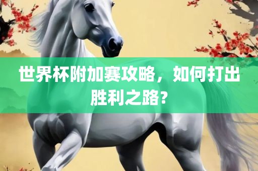 世界杯附加赛攻略，如何打出胜利之路？