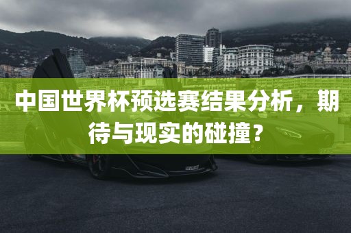 中国世界杯预选赛结果分析，期待与现实的碰撞？