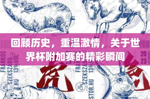 回顾历史，重温激情，关于世界杯附加赛的精彩瞬间