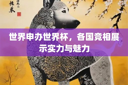 世界申办世界杯，各国竞相展示实力与魅力