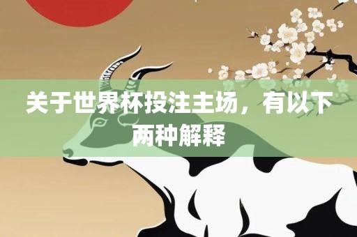关于世界杯投注主场，有以下两种解释广西贺州市华昌新材料有限公司