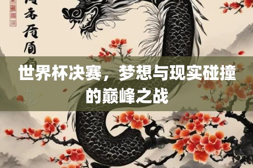 世界杯决赛，梦想与现实碰撞的巅峰之战